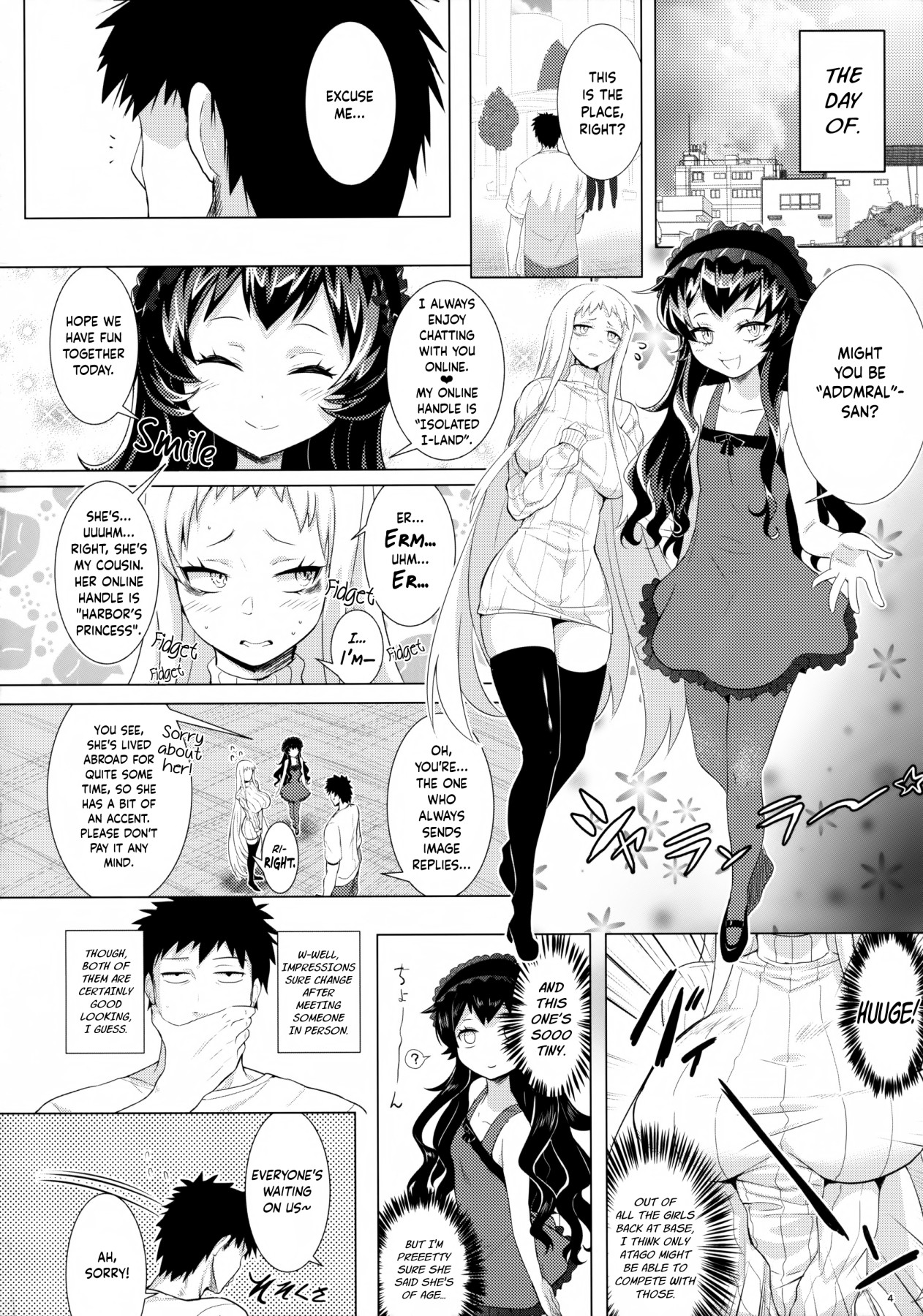 Hentai Manga Comic-That Time I Fucked a Girl Right After an Offline Meetup and She Turned Out to Be an Abyssal Ship-Read-3